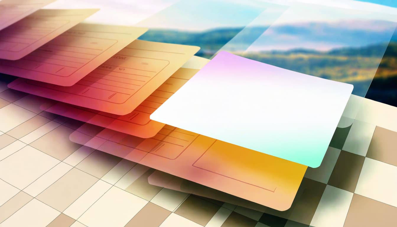 Faded enquiry cards sit beside a bright new message on a calendar page.