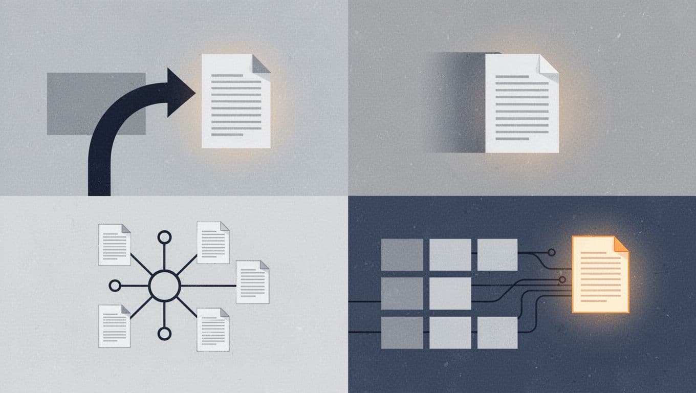 Four SEO controls point toward one preferred webpage.