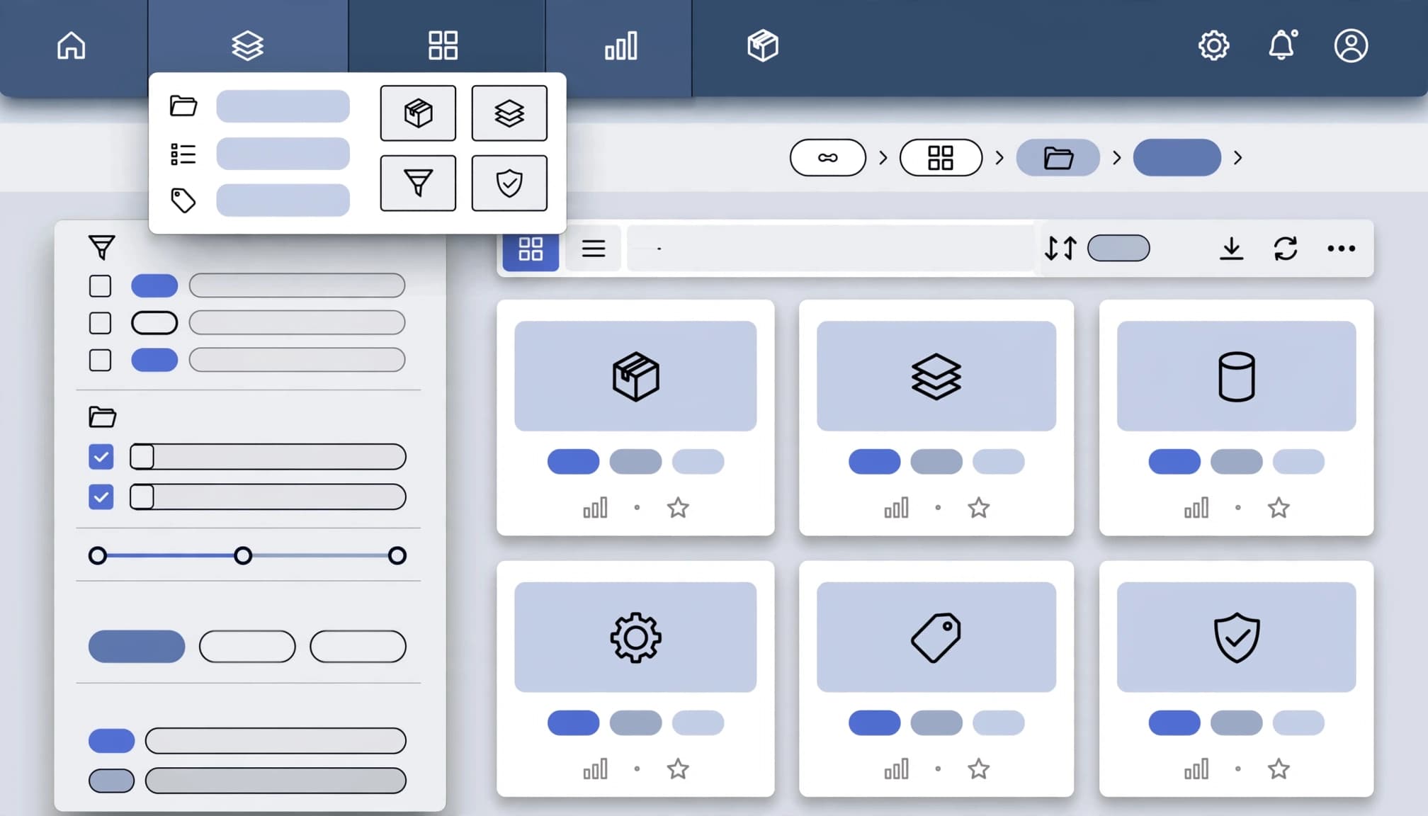 Navigation and search framework.