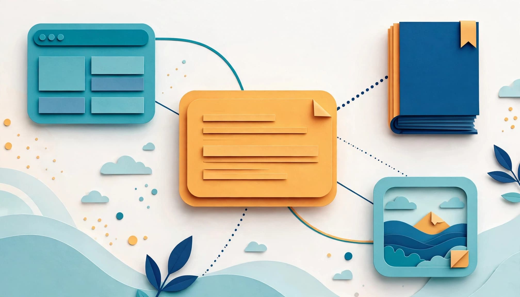 Connecting an article to useful resources