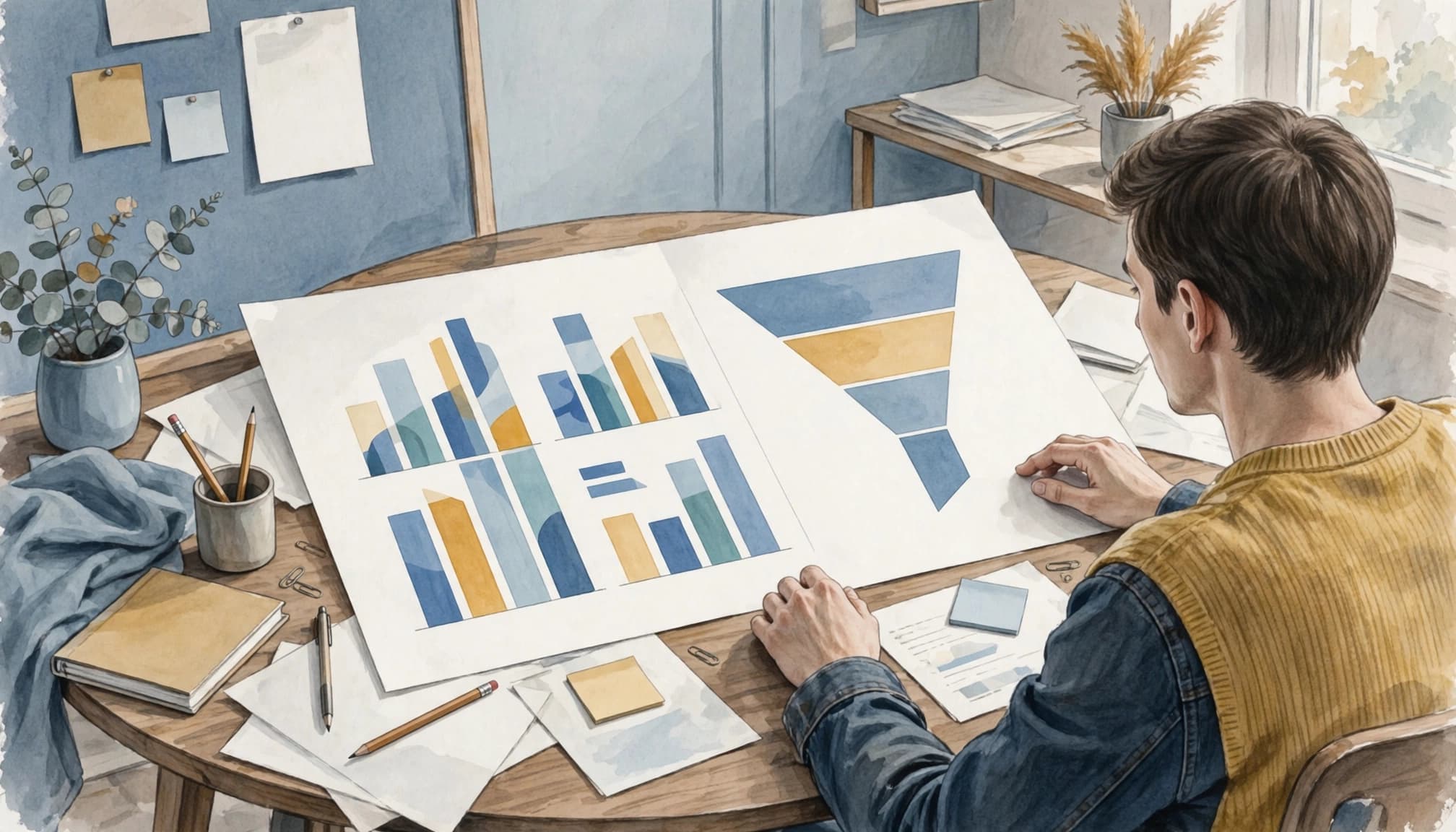 Checkout performance review illustration