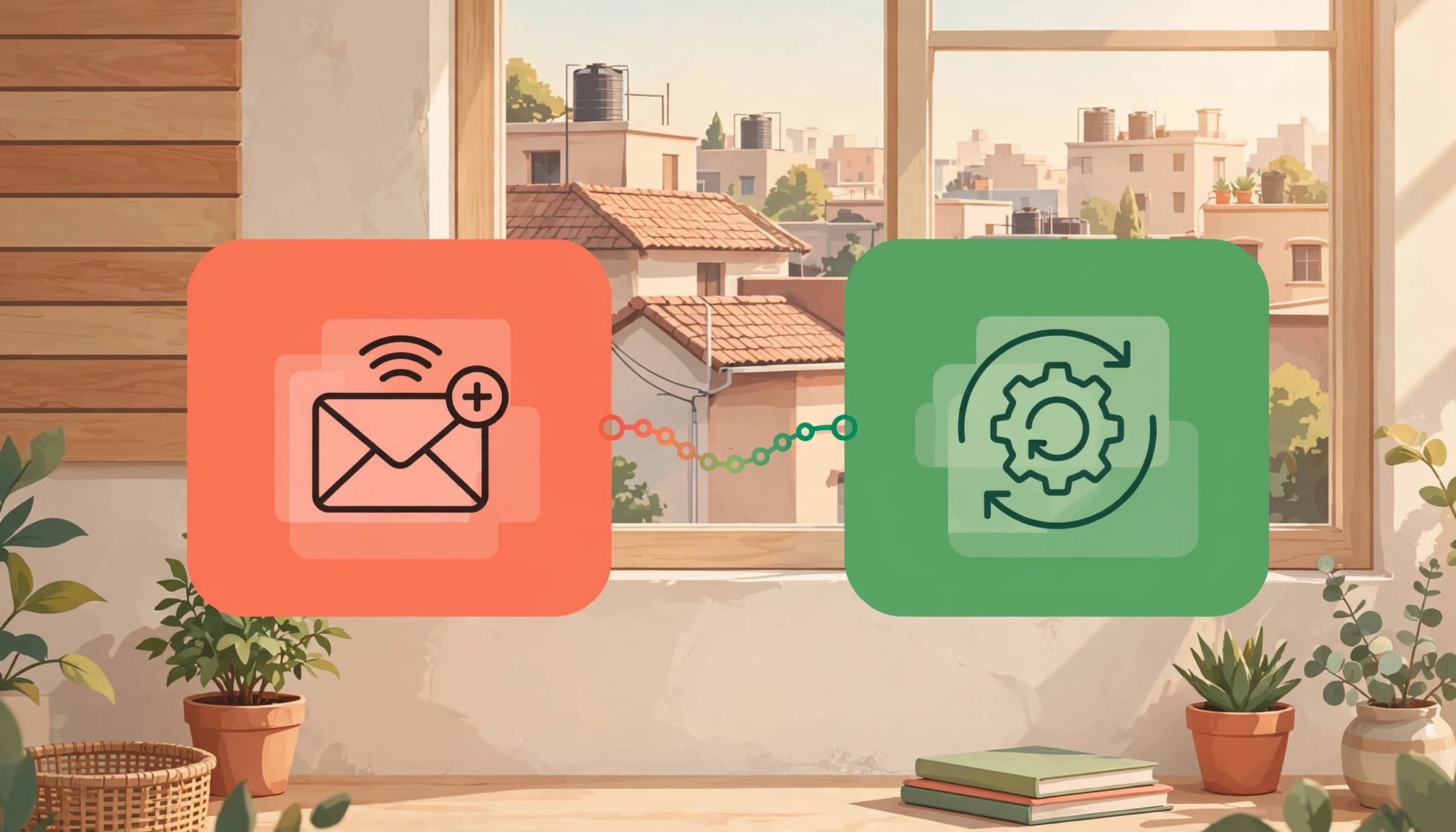 Connected storefront app tiles