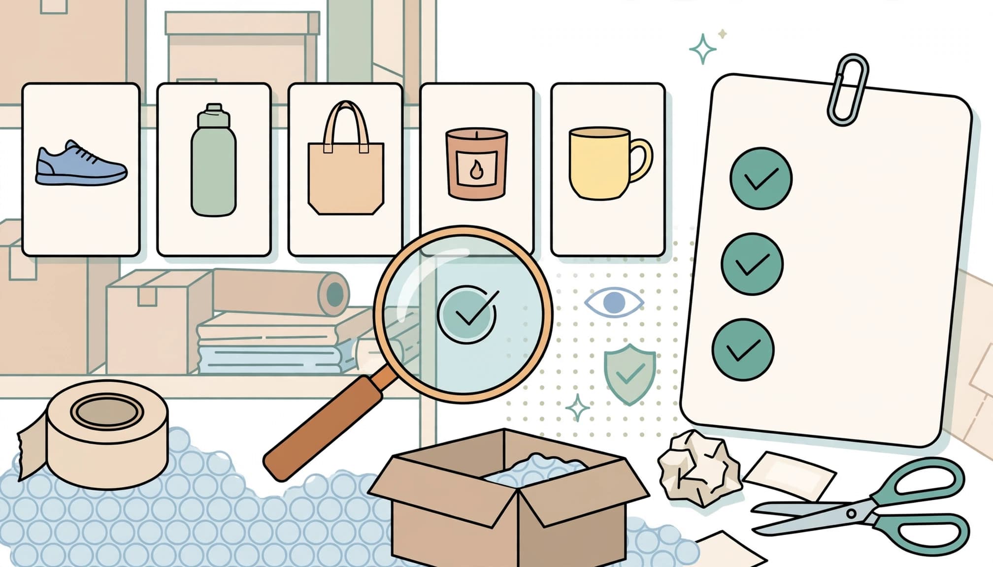 Product catalogue quality-review tools and checks.