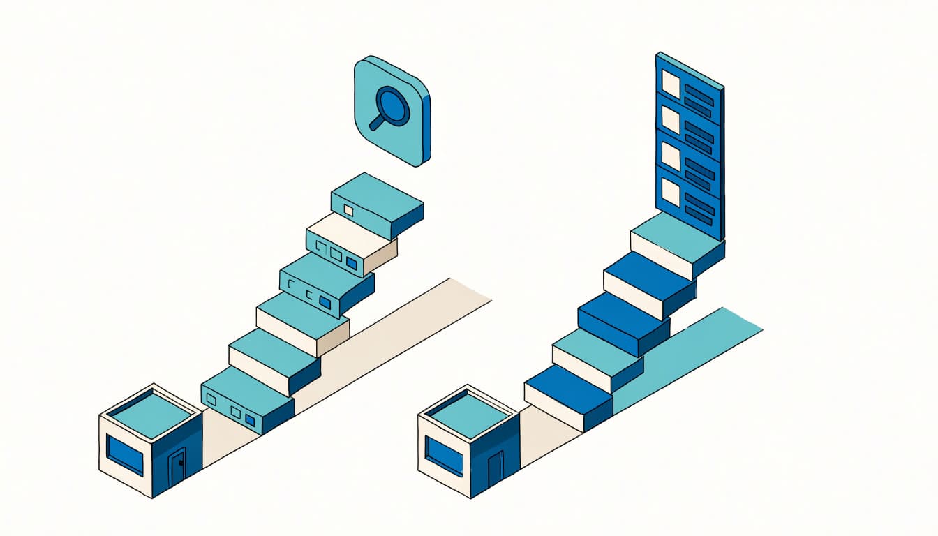 Storefront connected to search and shopping