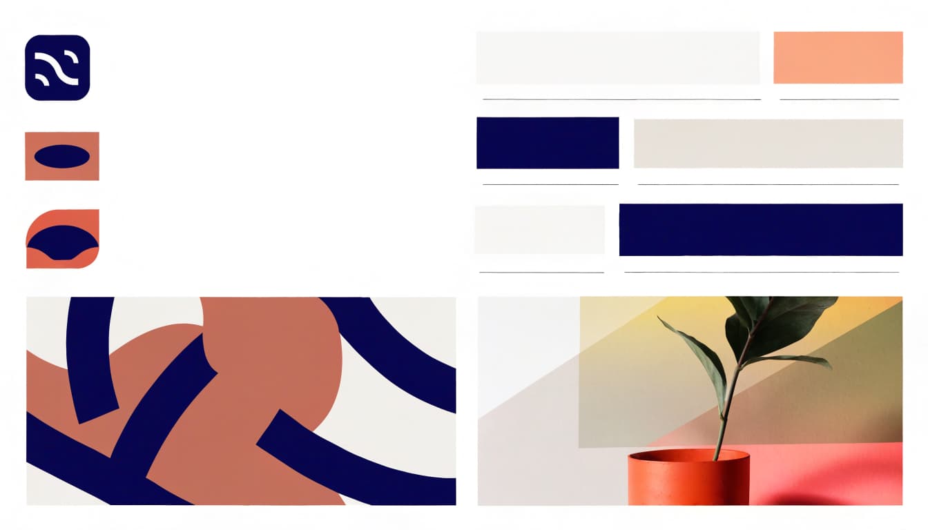 Storefront graphics, swatches, and product imagery.