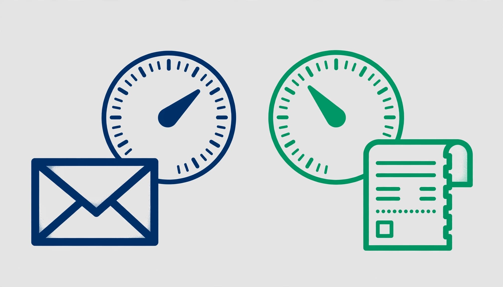 Email engagement compared with purchase outcomes.