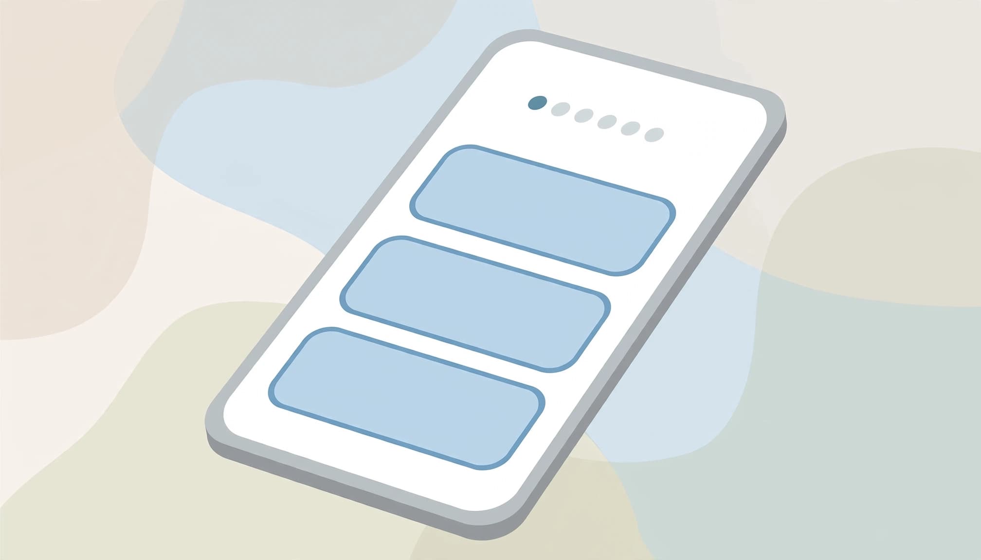 Mobile checkout with spacious tap targets
