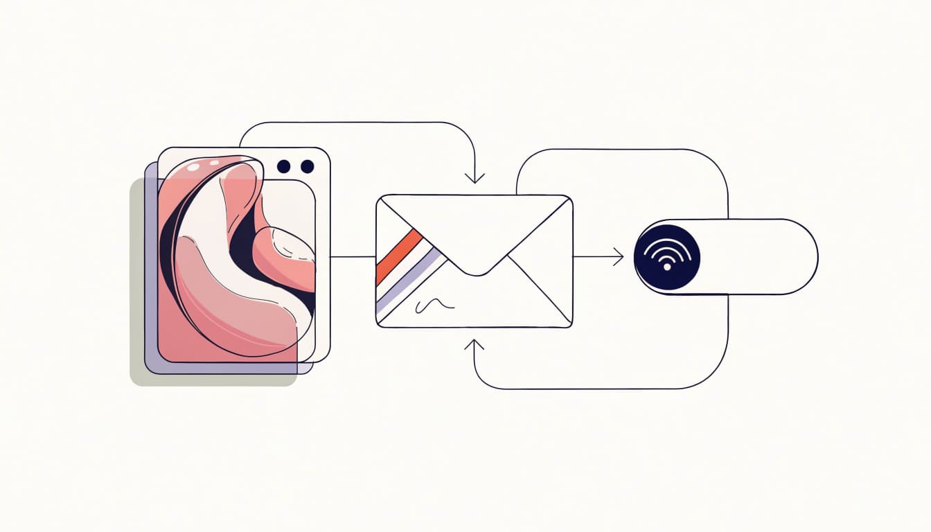 Product details connected to a recovery email.