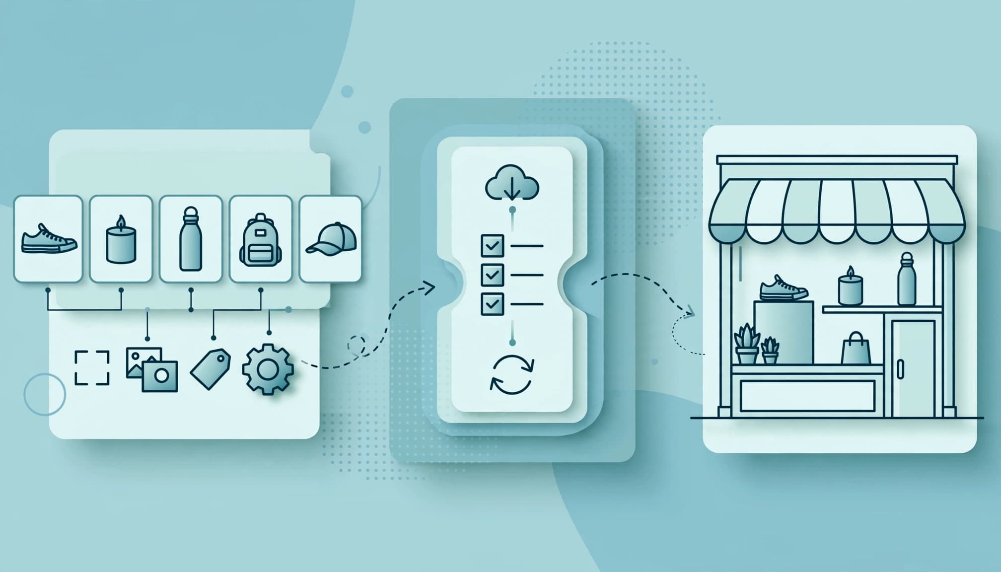 Product-media editing and storefront workflow.