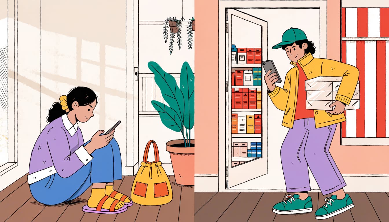 Casual browsing and purchase-ready shopping
