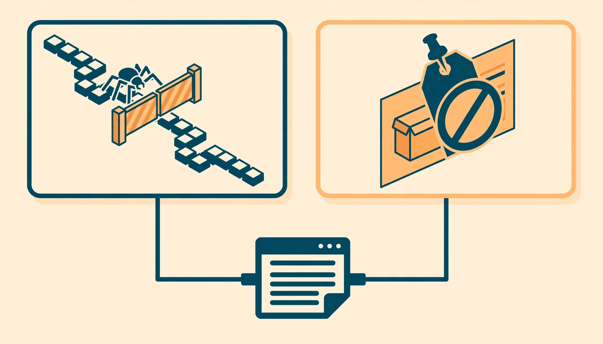 Crawl and indexing barriers